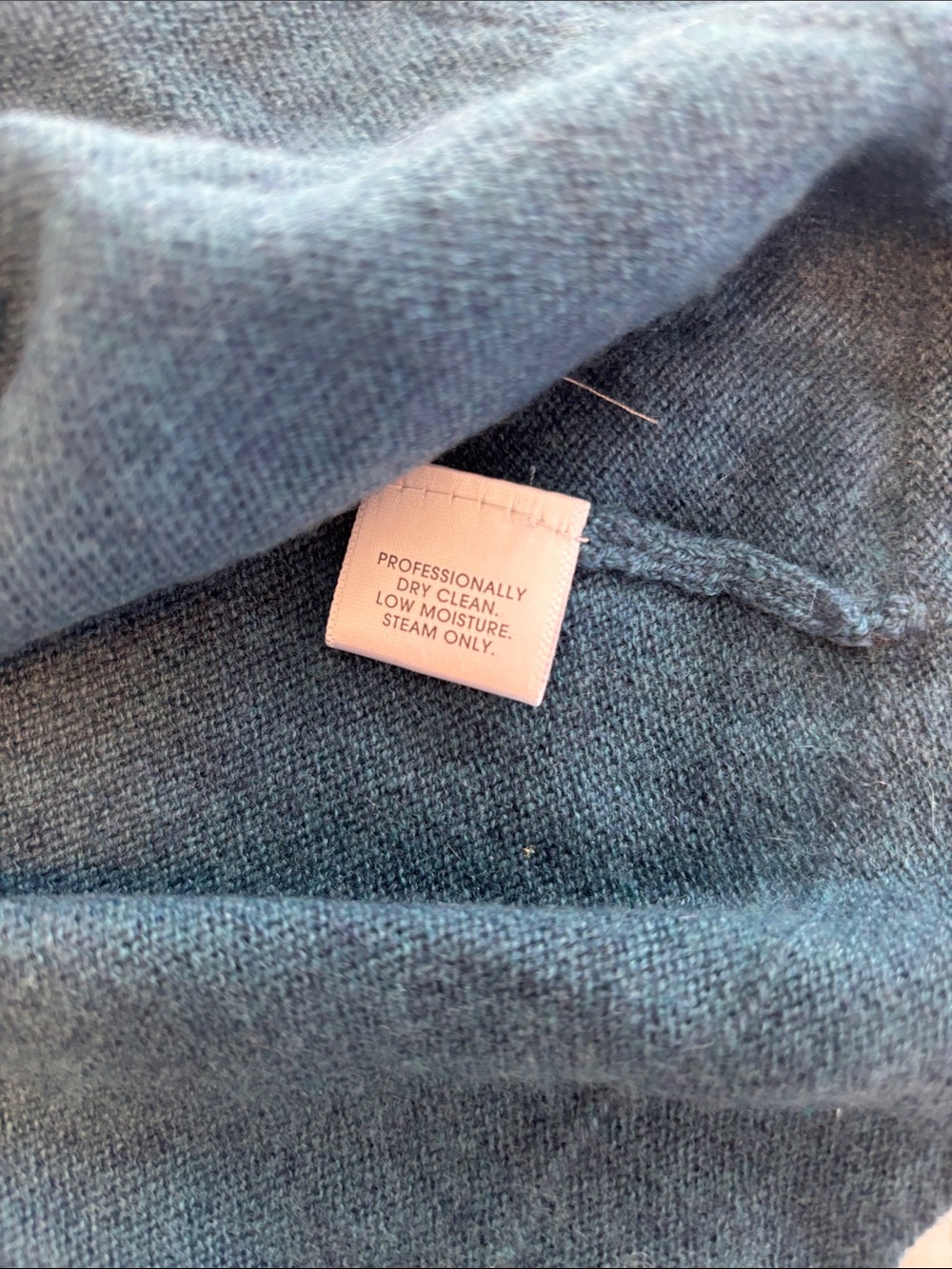 Charter Club Teal Cashmere Cardigan - Picture 3 of 5